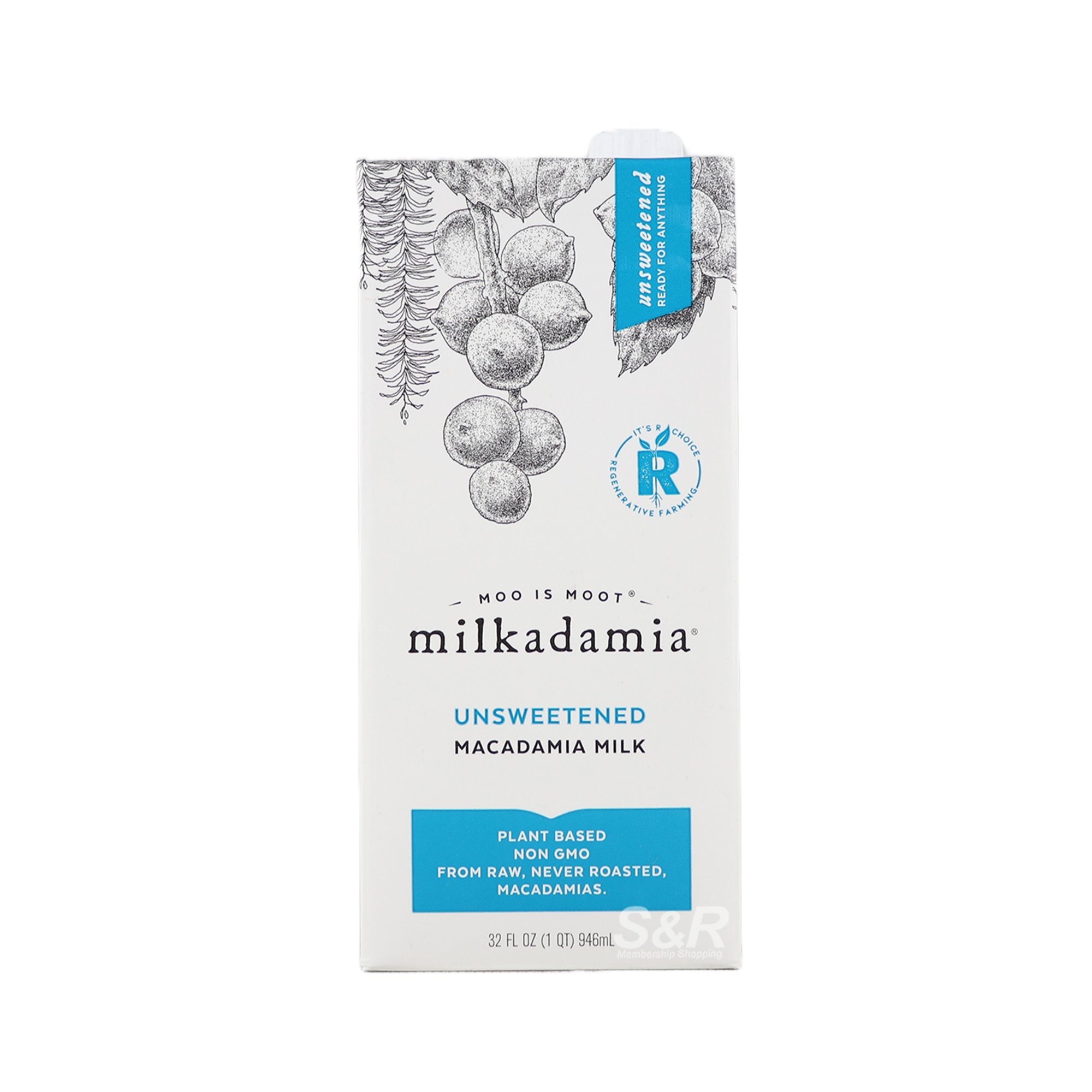 Milkadamia Unsweetened Macadamia Milk 946mL